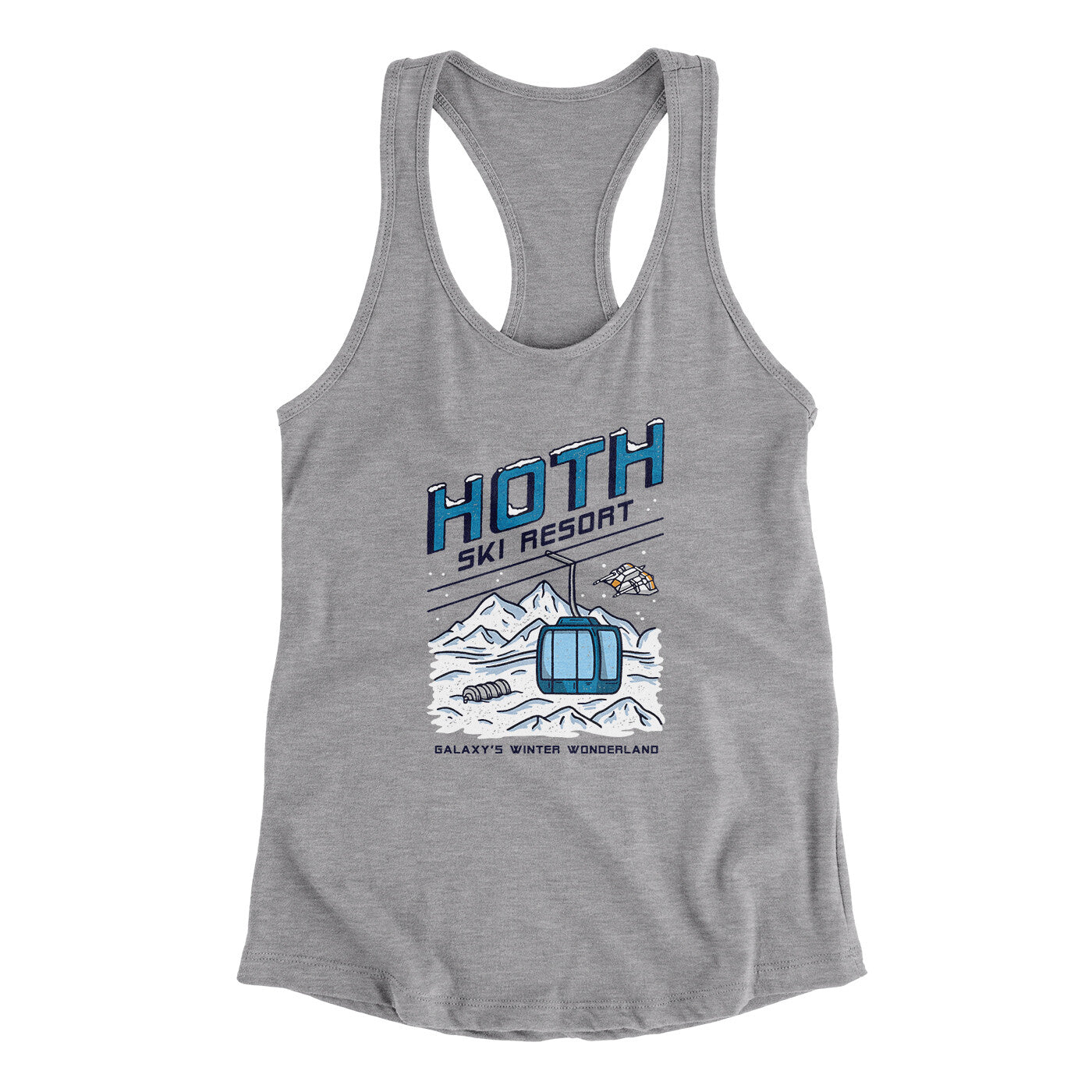 Hoth Ski Resort Women's Racerback Tank | Funny Shirt from Famous In Real Life