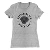 Happiness Is A Black Lab Women's T-Shirt Heather Grey | Funny Shirt from Famous In Real Life