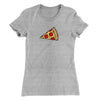 Pizza Slice Couple's Shirt Women's T-Shirt Heather Grey | Funny Shirt from Famous In Real Life