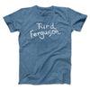 Turd Ferguson Men/Unisex T-Shirt Heather Indigo | Funny Shirt from Famous In Real Life
