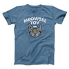 Meowsel Tov Funny Hanukkah Men/Unisex T-Shirt Heather Indigo | Funny Shirt from Famous In Real Life