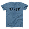 Farts Funny Men/Unisex T-Shirt Heather Indigo | Funny Shirt from Famous In Real Life