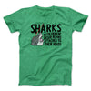 Sharks With Frickin’ Laser Beams Funny Movie Men/Unisex T-Shirt Heather Irish Green | Funny Shirt from Famous In Real Life