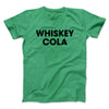 Whiskey Cola Men/Unisex T-Shirt Heather Irish Green | Funny Shirt from Famous In Real Life