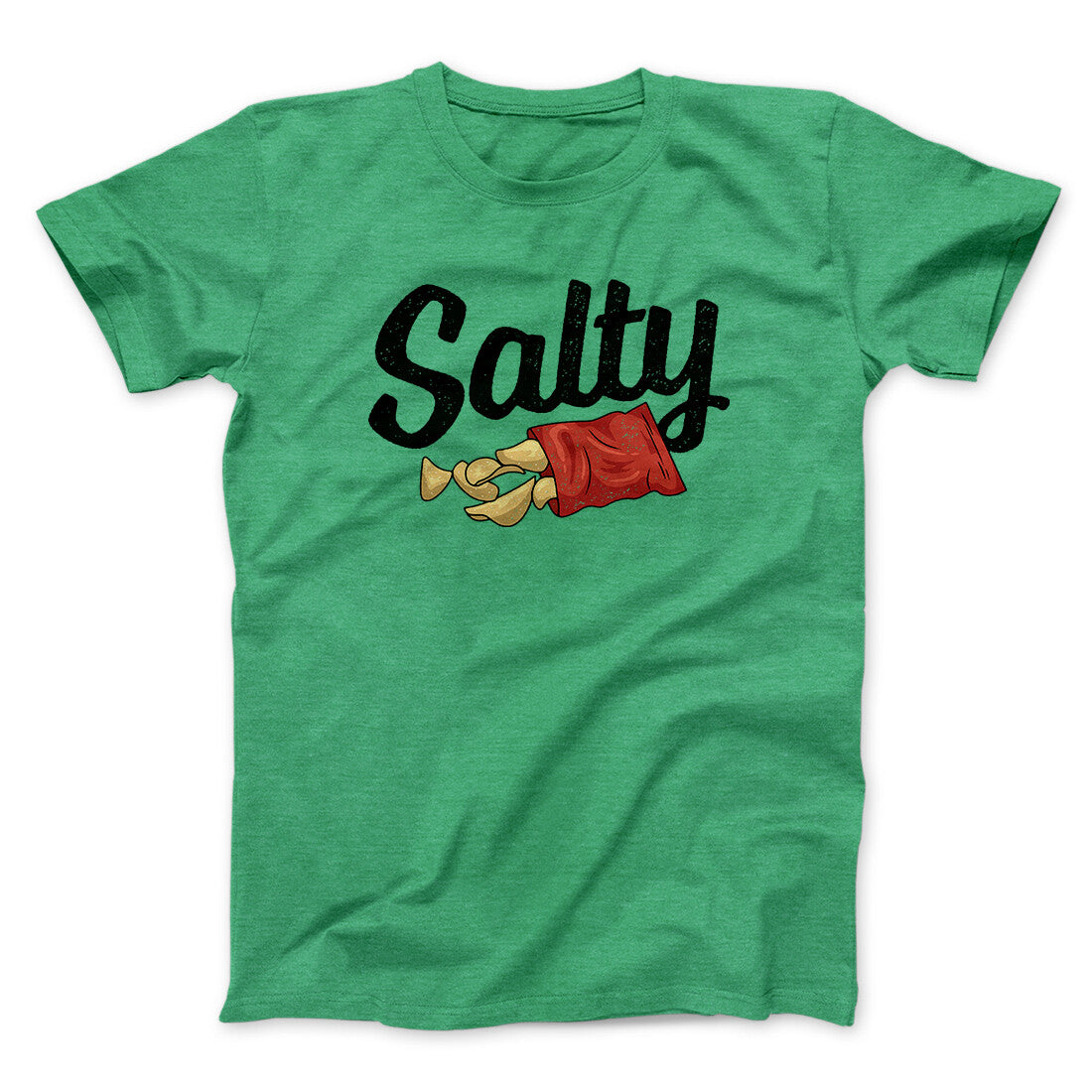 Salty Chips Funny Men/Unisex T-Shirt | Funny Shirt from Famous In Real Life
