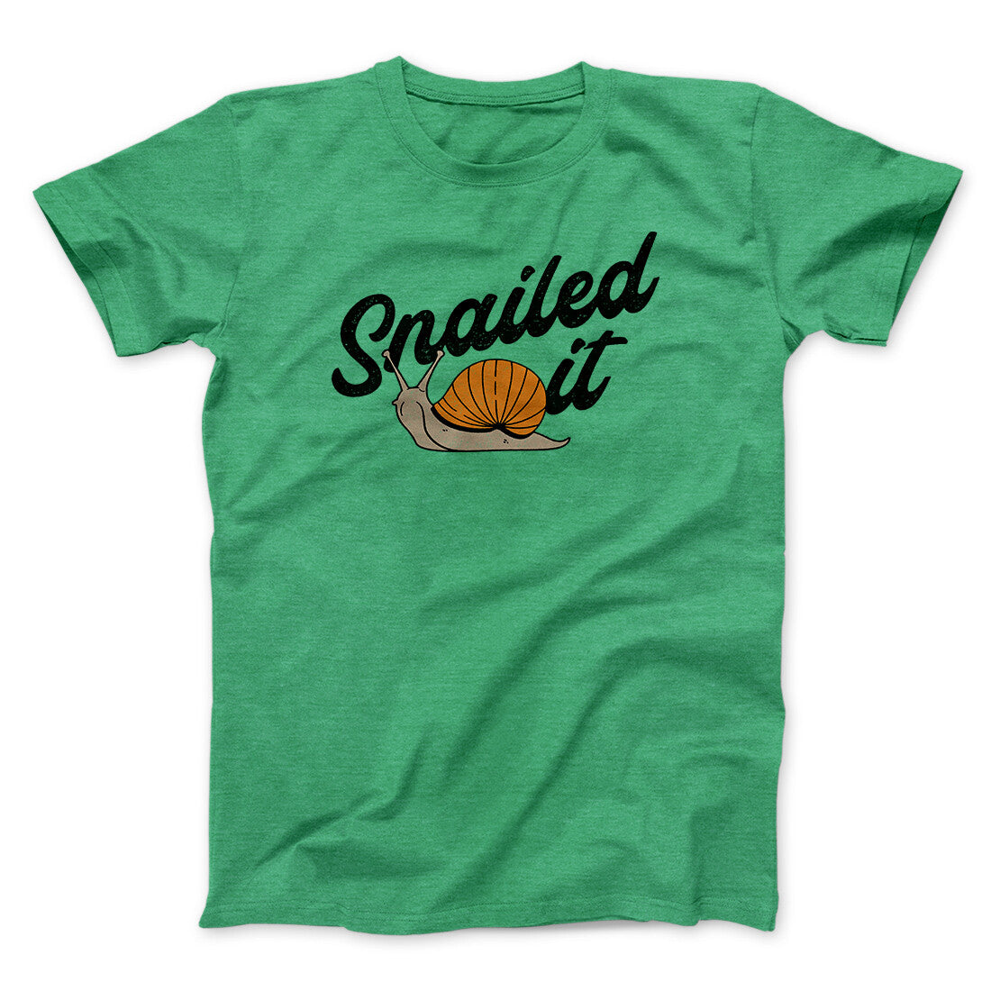 Snailed It Funny Men/Unisex T-Shirt Heather Kelly | Funny Shirt from Famous In Real Life