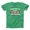 Naughty List Veterans Men/Unisex T-Shirt Heather Kelly | Funny Shirt from Famous In Real Life