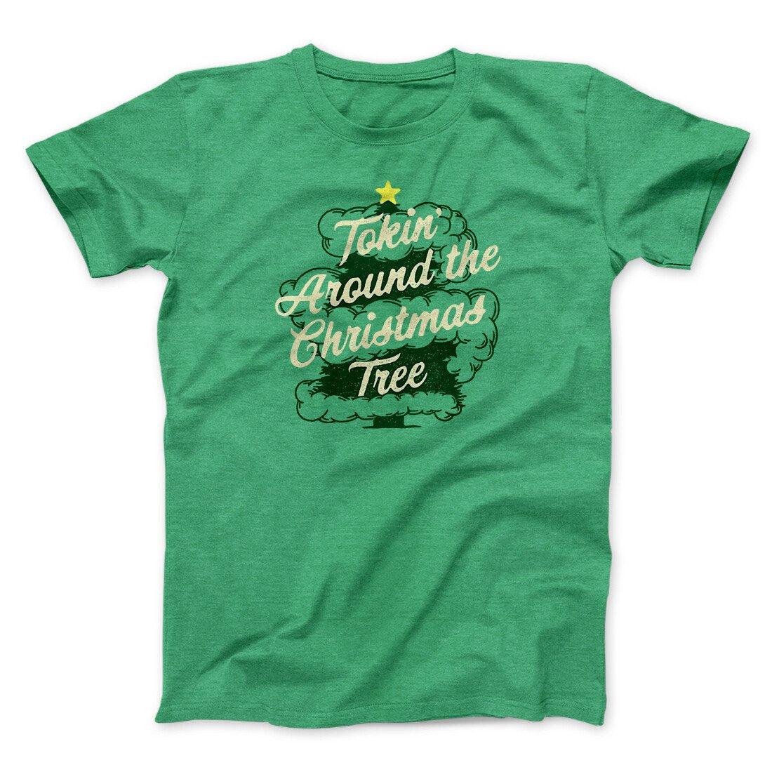 Tokin Around The Christmas Tree Men/Unisex T-Shirt | Funny Shirt from Famous In Real Life