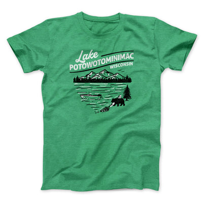Lake Potowotominimac Funny Movie Men/Unisex T-Shirt Heather Kelly | Funny Shirt from Famous In Real Life