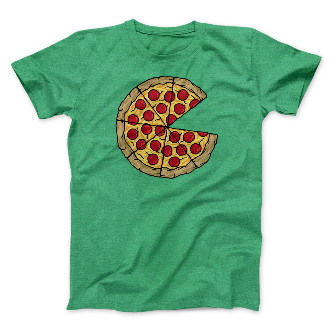 Pizza Slice Couple's Shirt Men/Unisex T-Shirt | Funny Shirt from Famous In Real Life