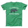 It's Kinda Hot In These Rhinos Men/Unisex T-Shirt Heather Kelly | Funny Shirt from Famous In Real Life