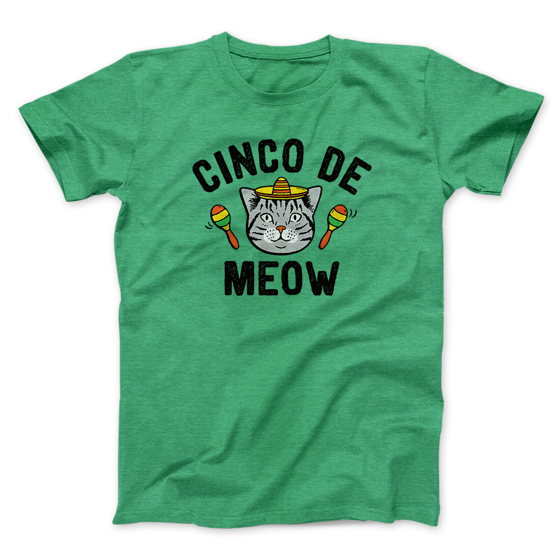 Cinco De Meow Men/Unisex T-Shirt | Funny Shirt from Famous In Real Life