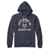 Catch You On The Flippity Flip Hoodie Heather Navy | Funny Shirt from Famous In Real Life