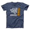 It's The Leaning Tower Of Cheeza Funny Movie Men/Unisex T-Shirt Heather Navy | Funny Shirt from Famous In Real Life