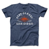 Stay Classy San Diego Funny Movie Men/Unisex T-Shirt Heather Navy | Funny Shirt from Famous In Real Life