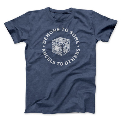 Demons To Some Angels To Others Funny Movie Men/Unisex T-Shirt Heather Navy | Funny Shirt from Famous In Real Life
