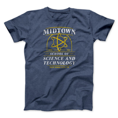 Midtown School Of Science And Technology Funny Movie Men/Unisex T-Shirt Heather Navy | Funny Shirt from Famous In Real Life
