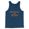 Pneumatic Transit Funny Movie Men/Unisex Tank Top Heather Navy | Funny Shirt from Famous In Real Life