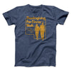 Thanksgiving Pre-Dinner Walk Men/Unisex T-Shirt Heather Navy | Funny Shirt from Famous In Real Life