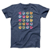 Candy Heart Anti-Valentines Men/Unisex T-Shirt Heather Navy | Funny Shirt from Famous In Real Life