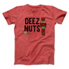 Deez Nuts Men/Unisex T-Shirt Heather Red | Funny Shirt from Famous In Real Life
