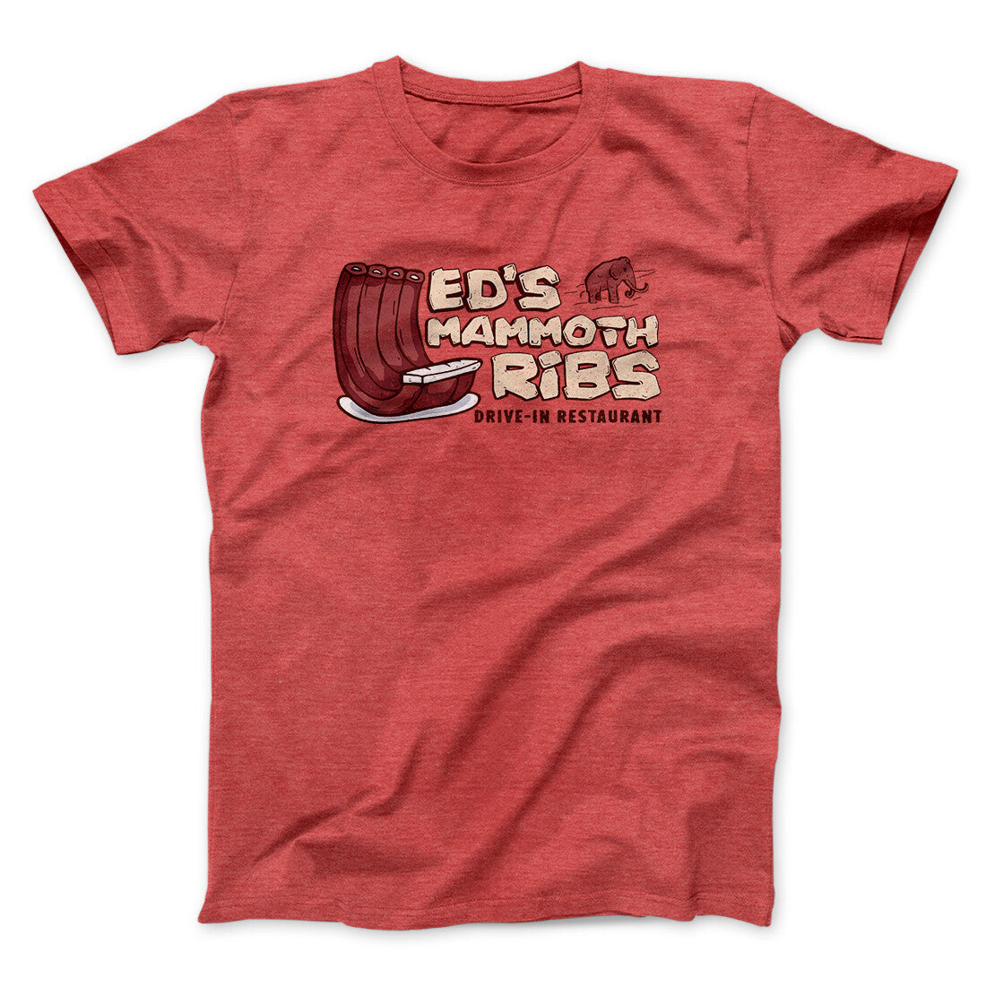 Ed's Mammoth Ribs Men/Unisex T-Shirt | Funny Shirt from Famous In Real Life