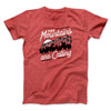 The Mountains Are Calling Men/Unisex T-Shirt Heather Red | Funny Shirt from Famous In Real Life