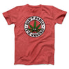 Don't Panic It's Organic Men/Unisex T-Shirt Heather Red | Funny Shirt from Famous In Real Life