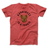 Happiness Is A Yorkie Men/Unisex T-Shirt Heather Red | Funny Shirt from Famous In Real Life