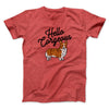 Hello Corgeous Men/Unisex T-Shirt Heather Red | Funny Shirt from Famous In Real Life
