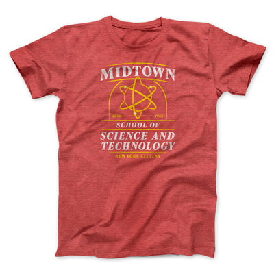Midtown School Of Science And Technology Men/Unisex T-Shirt Heather Red | Funny Shirt from Famous In Real Life