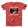 Great Minds Think A Hike Men/Unisex T-Shirt Heather Red | Funny Shirt from Famous In Real Life