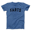 Farts Funny Men/Unisex T-Shirt Heather Royal | Funny Shirt from Famous In Real Life