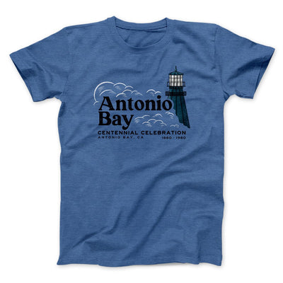 Antonio Bay Centennial Funny Movie Men/Unisex T-Shirt Heather True Royal | Funny Shirt from Famous In Real Life