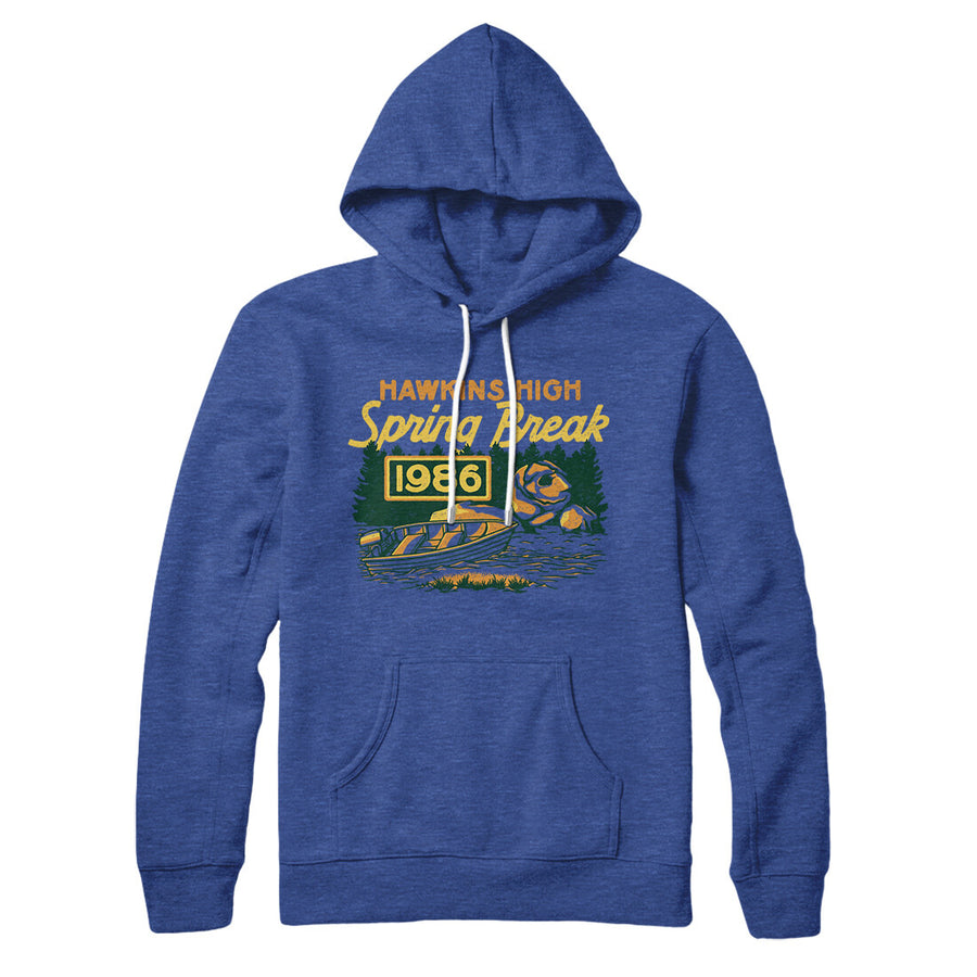 Hawkins Spring Break 1986 Hoodie | Funny Shirt from Famous In Real Life