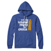 It's The Leaning Tower Of Cheeza Hoodie Heather True Royal | Funny Shirt from Famous In Real Life