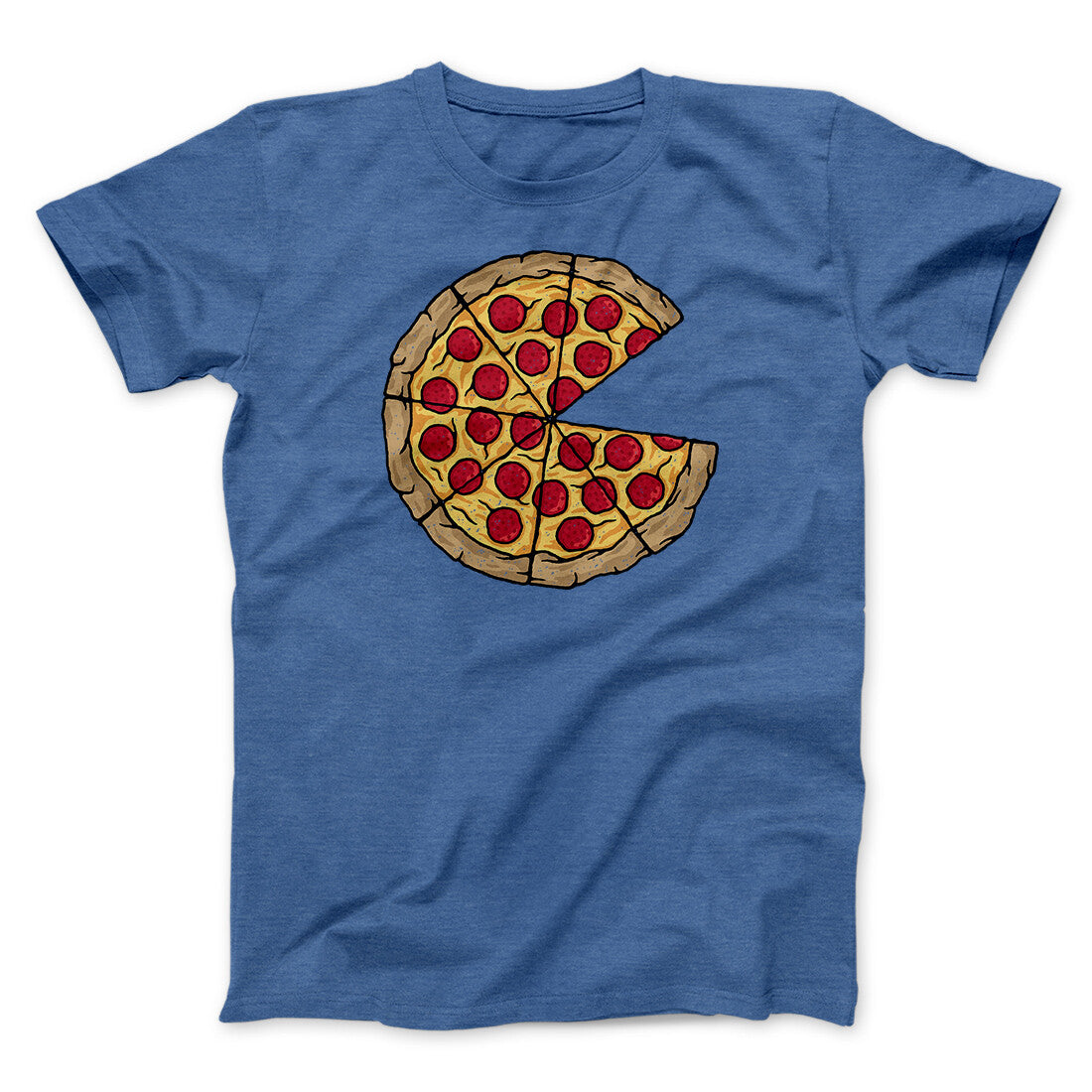 Pizza Slice Couple's Shirt Men/Unisex T-Shirt | Funny Shirt from Famous In Real Life