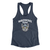 Meowsel Tov Women's Racerback Tank Indigo | Funny Shirt from Famous In Real Life