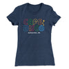 Cafe Disco Women's T-Shirt Indigo | Funny Shirt from Famous In Real Life