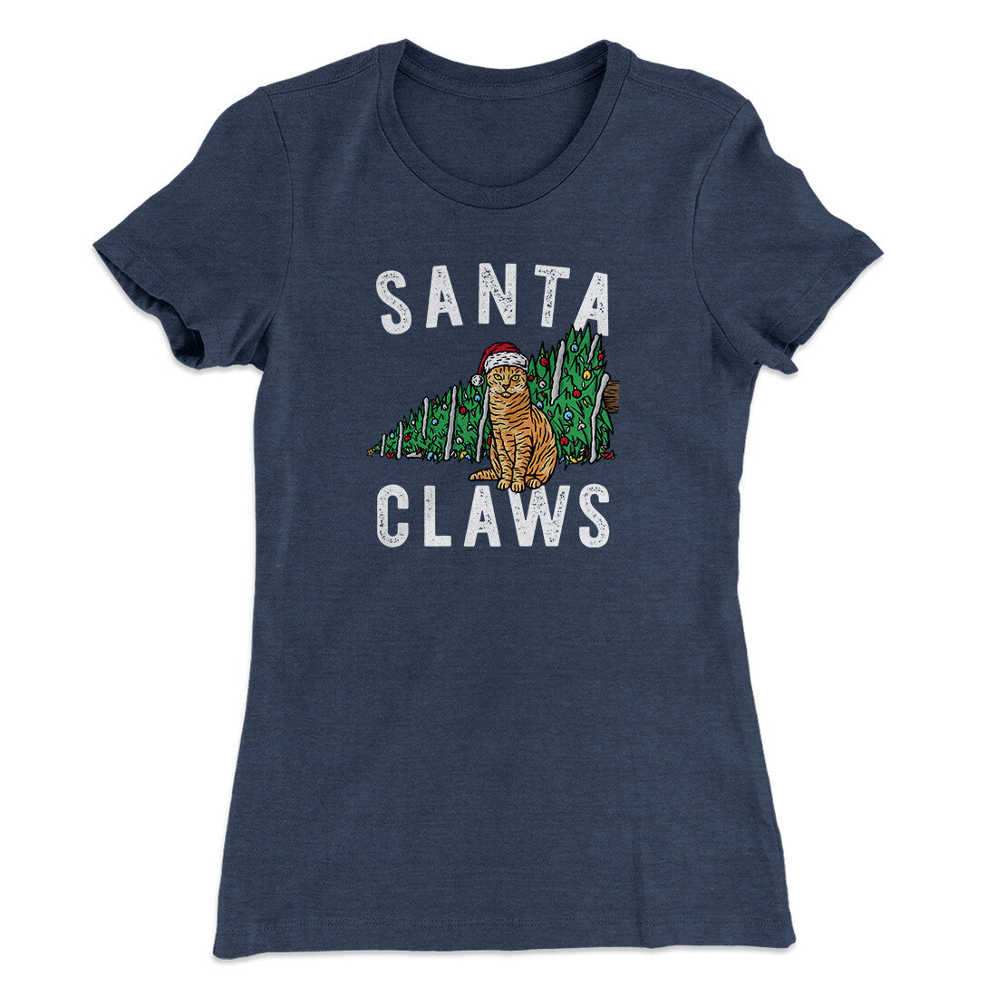 Santa Claws Women's T-Shirt | Funny Shirt from Famous In Real Life