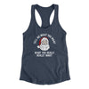 Tell Me What You Want, What You Really Really Want Women's Racerback Tank Indigo | Funny Shirt from Famous In Real Life