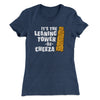 It's The Leaning Tower Of Cheeza Women's T-Shirt Indigo | Funny Shirt from Famous In Real Life