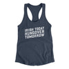 Irish Today, Hungover Tomorrow Women's Racerback Tank Indigo | Funny Shirt from Famous In Real Life