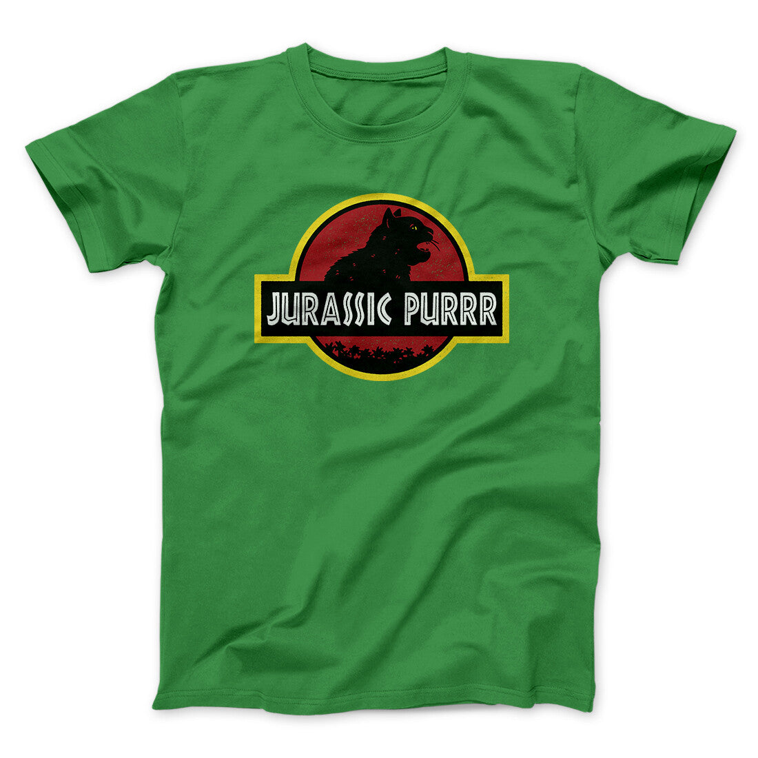 Jurassic Purr Funny Movie Men/Unisex T-Shirt | Funny Shirt from Famous In Real Life