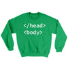 Html Head Body Ugly Sweater Irish Green | Funny Shirt from Famous In Real Life