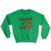Thinking Of You Ugly Sweater Irish Green | Funny Shirt from Famous In Real Life