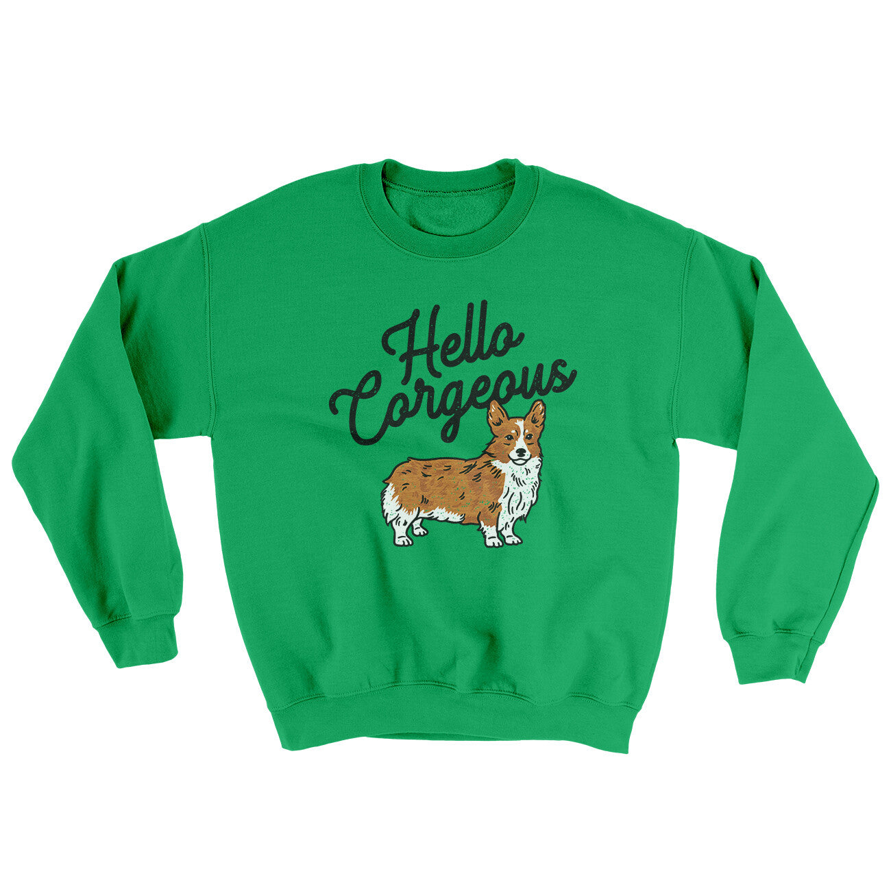 Hello Corgeous Ugly Sweater | Funny Shirt from Famous In Real Life