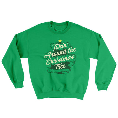 Tokin Around The Christmas Tree Ugly Sweater Irish Green | Funny Shirt from Famous In Real Life