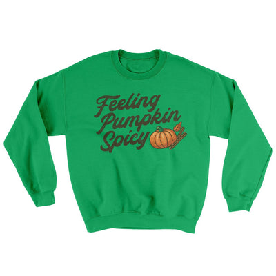 Feeling Pumpkin Spicy Ugly Sweater Irish Green | Funny Shirt from Famous In Real Life