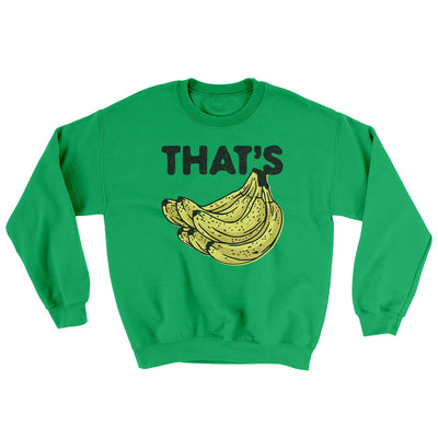 That's Bananas Ugly Sweater Irish Green | Funny Shirt from Famous In Real Life